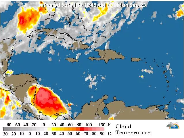 Meteorología pronostica aguaceros débiles en varias localidades