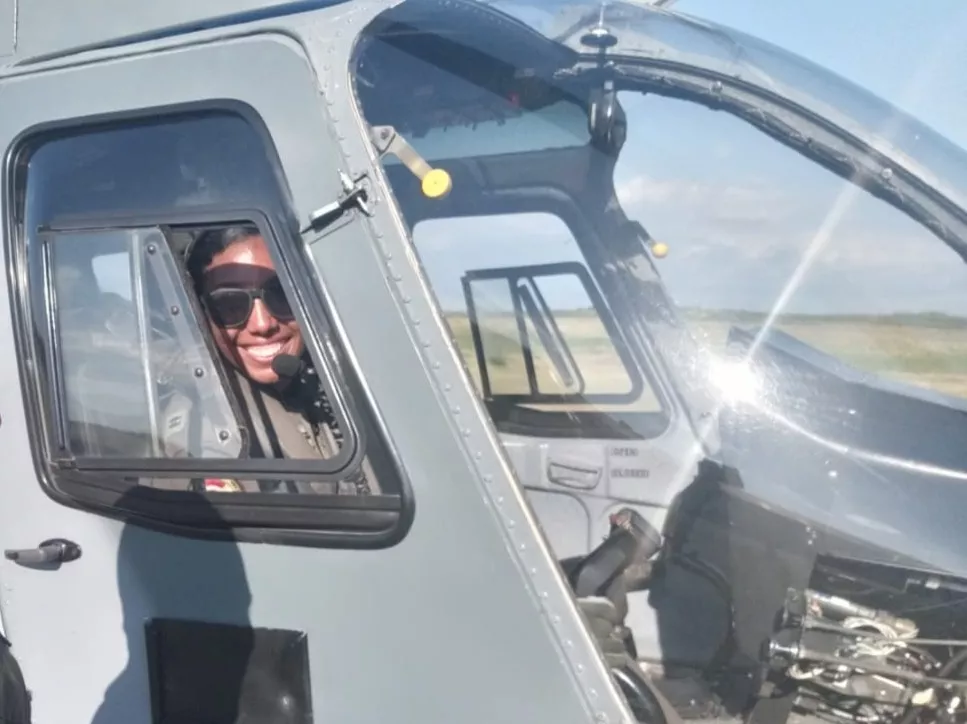 Leidy Tapia, primera mujer piloto capitana del Escuadrón de Rescate de la Fuerza Aérea