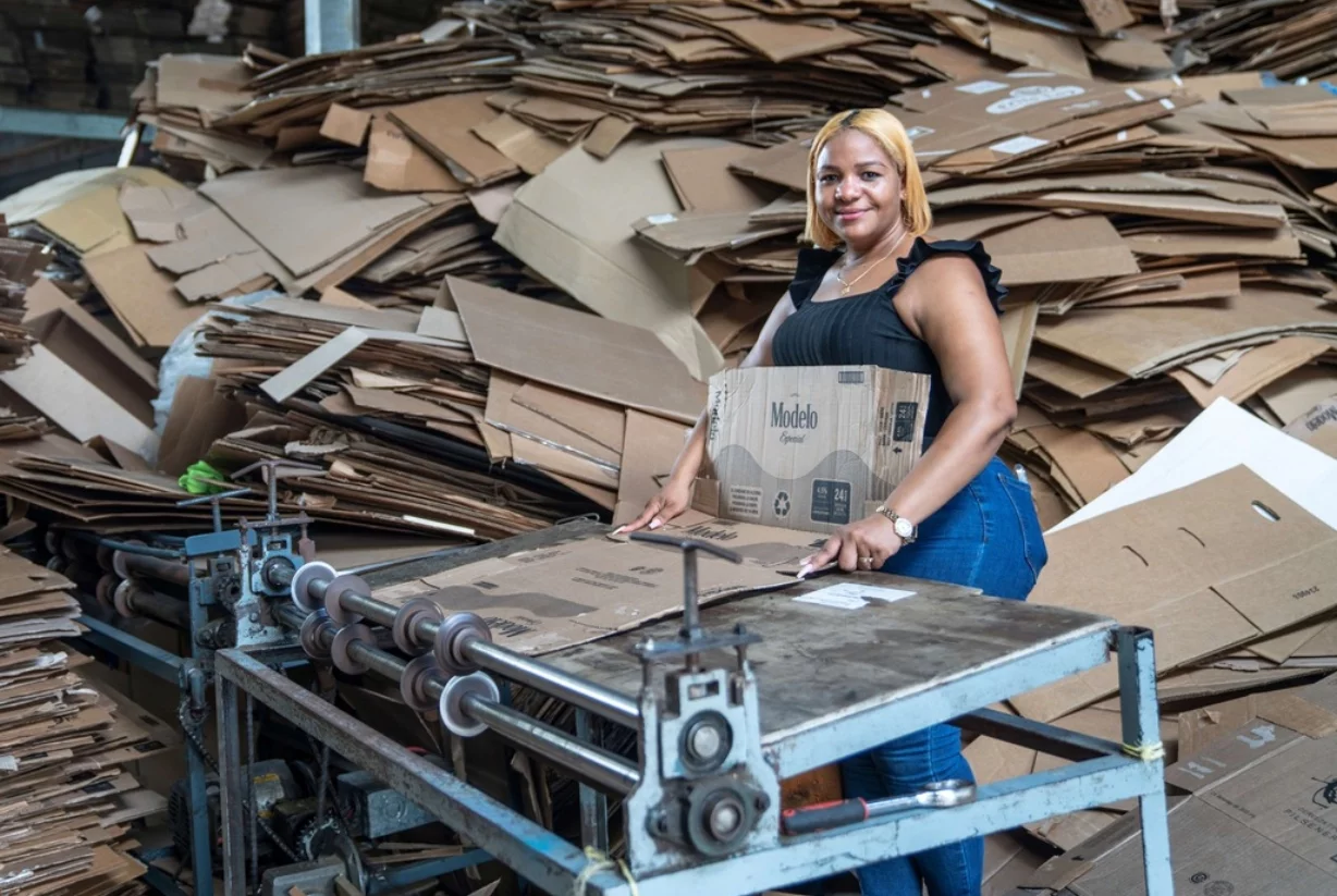 Sacrificio y esfuerzo en un empresa reciclaje