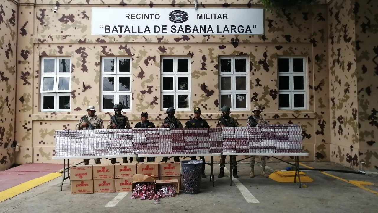 CESFronT incauta 85,600 unidades de cigarrillos en conjunto con el Ejército