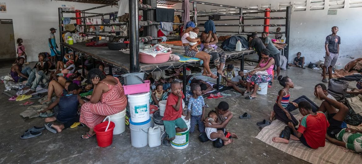 La vida en un centro de refugiados en Haití, bajo la esperanza de volver pronto a casa