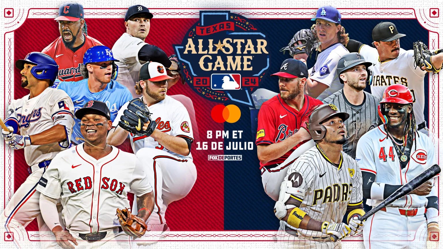 Anuncian los lineups para el Juego de Estrellas de MLB 2024