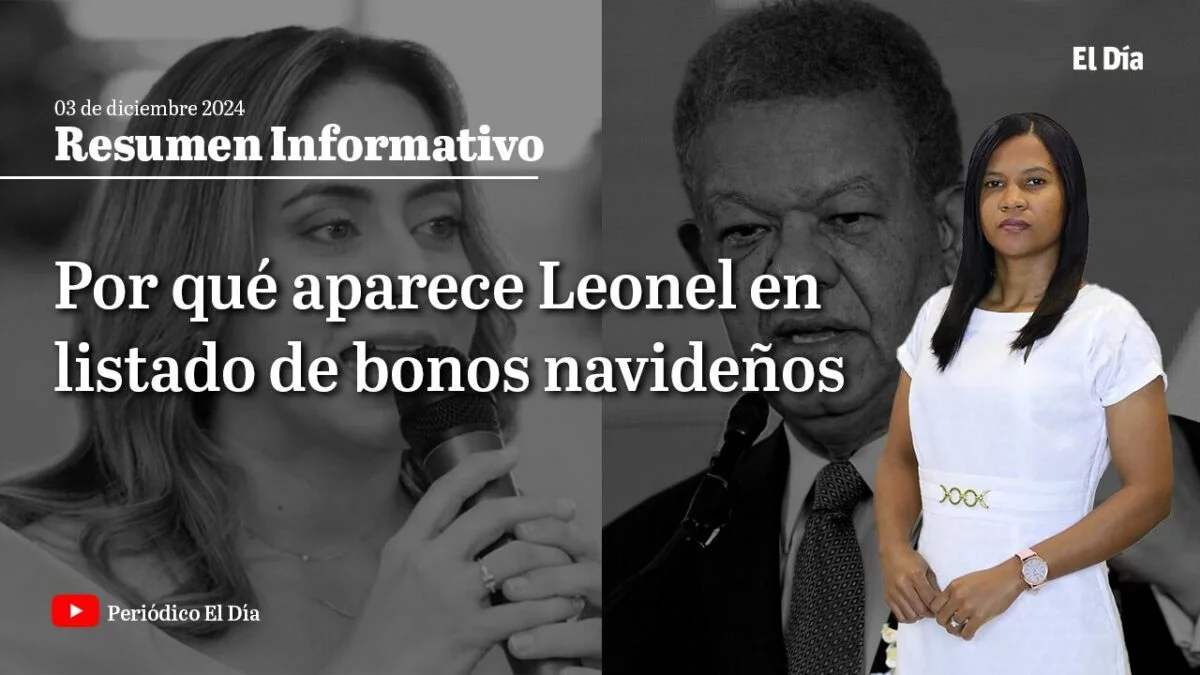 Por qué Leonel aparece en listado de bonos navideños