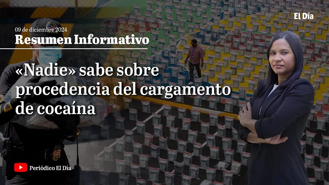 «Nadie» sabe «nada» sobre procedencia millonario cargamento de cocaína incautado en Puerto Caucedo